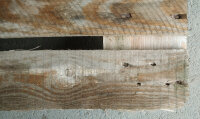 Einwegpalette 120 x 80 cm, 7 Deckbretter, Gebrauchtware