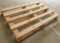Einwegpalette 1200 x 800 mm, 5 Deckbretter, Gebrauchtware