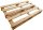 Einwegpalette 1200 x 800 mm, 5 Deckbretter, Gebrauchtware