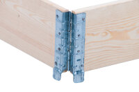 Holzaufsatzrahmen 1200 x 800 mm, diagonal faltbar