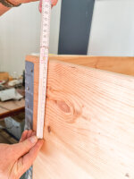 Holzaufsatzrahmen 1200 x 800 mm, diagonal faltbar